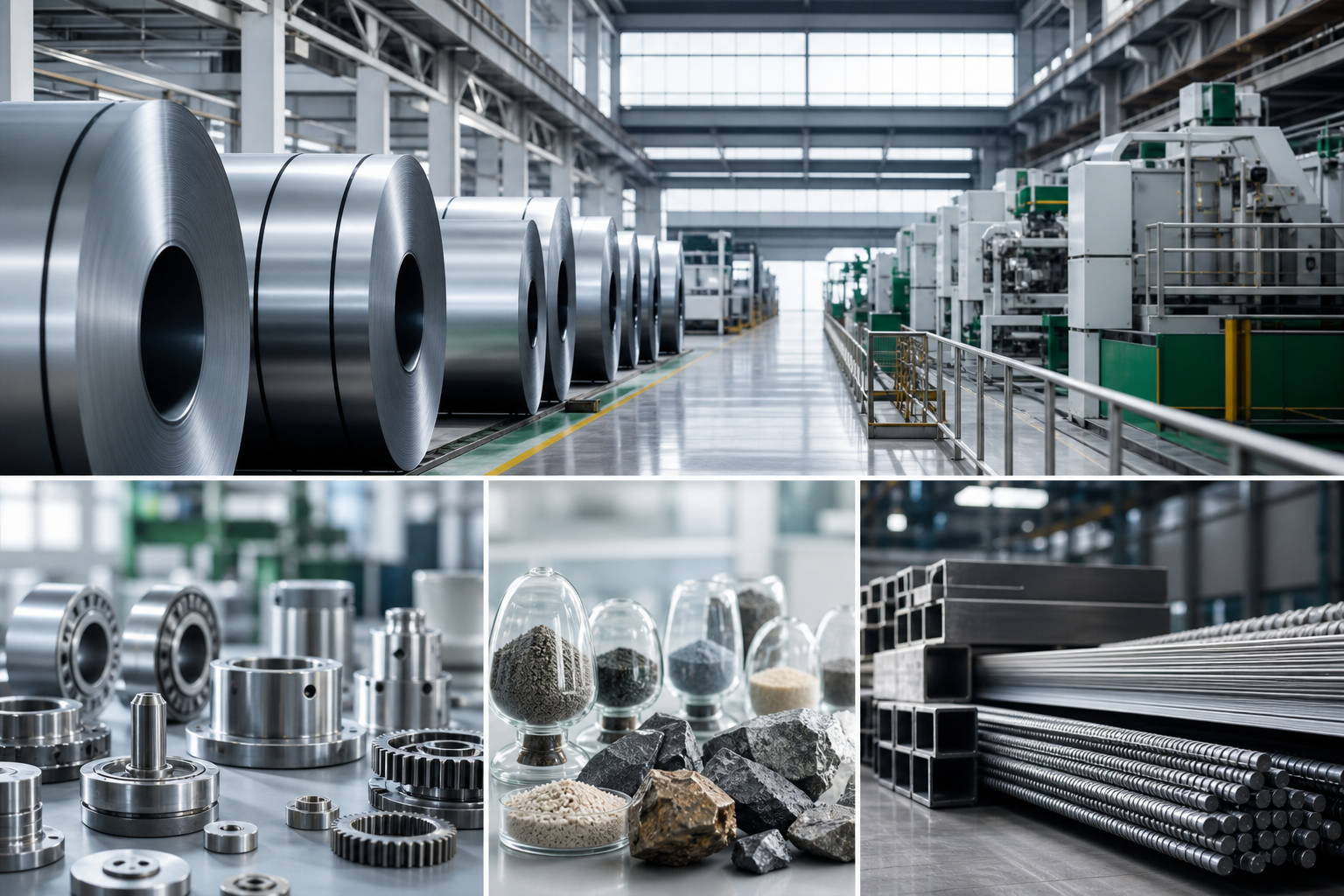 Steel coils and industrial materials sourcing